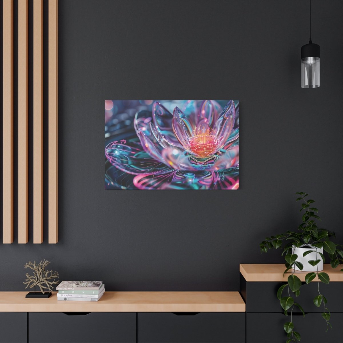 👉Nénuphar Dansant : magnifique cadre 💎effet apaisant💎garanti - Art Cocoon