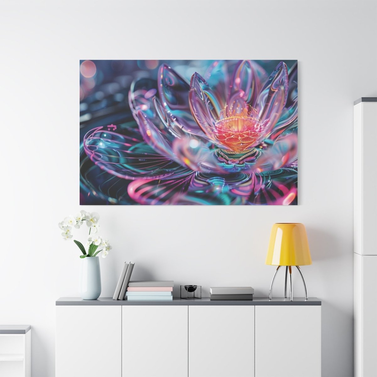 👉Nénuphar Dansant : magnifique cadre 💎effet apaisant💎garanti - Art Cocoon