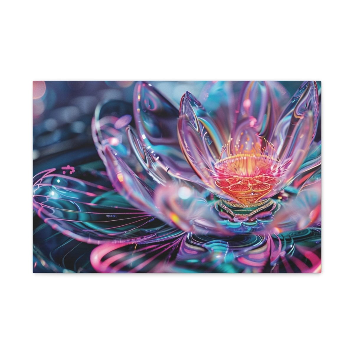 👉Nénuphar Dansant : magnifique cadre 💎effet apaisant💎garanti - Art Cocoon