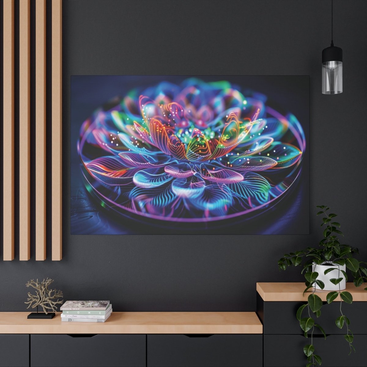 👉Nénuphar Vibrant : magnifique cadre 💎effet apaisant💎 garanti - Art Cocoon