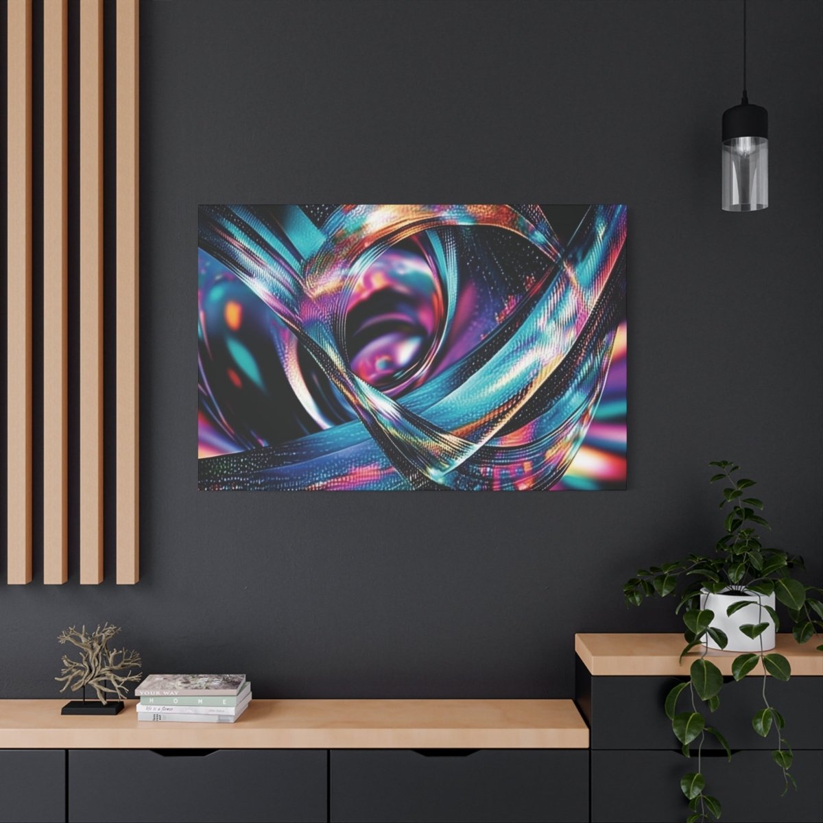 👉Neural Grid : magnifique cadre 💎effet futuriste💎garanti - Art Cocoon