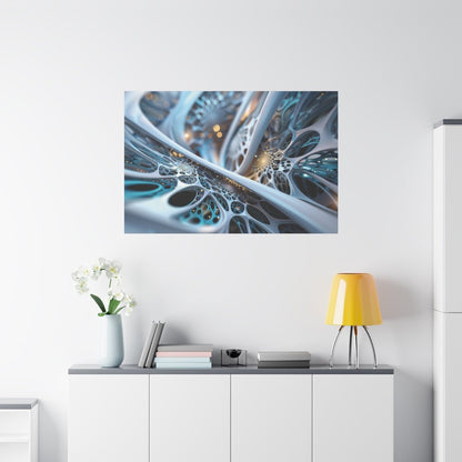 👉Neurones Quantiques : magnifique cadre 💎effet futuriste💎garanti - Art Cocoon