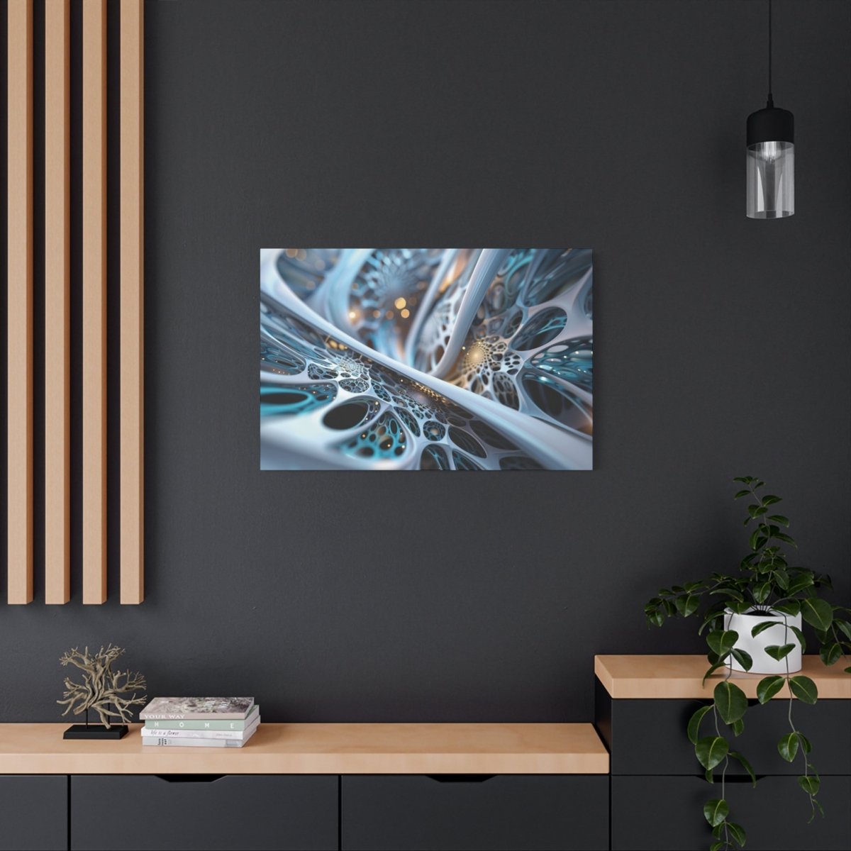 👉Neurones Quantiques : magnifique cadre 💎effet futuriste💎garanti - Art Cocoon