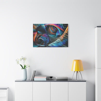 👉Ondes Matricielles : magnifique cadre 💎effet captivant💎 garanti - Art Cocoon