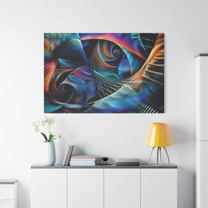 👉Ondes Matricielles : magnifique cadre 💎effet captivant💎 garanti - Art Cocoon