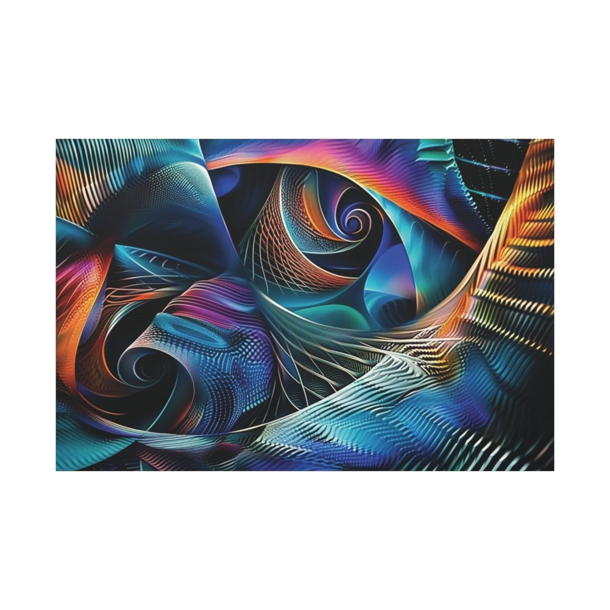 👉Ondes Matricielles : magnifique cadre 💎effet captivant💎 garanti - Art Cocoon