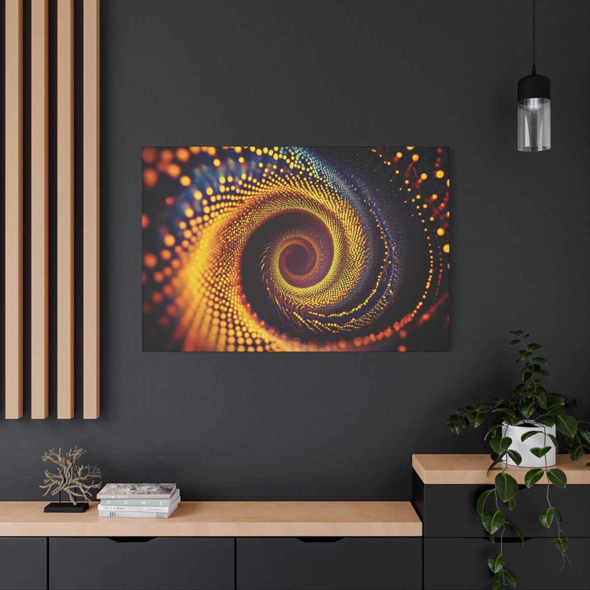 👉Ondes Sacrées : magnifique cadre💎effet fascinant💎 garanti - Art Cocoon