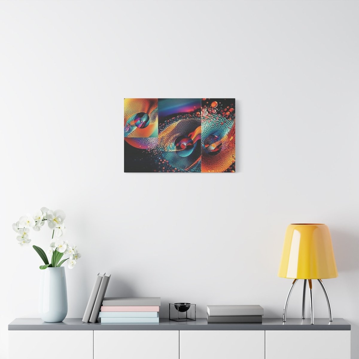 👉Orange Splash : magnifique cadre 💎effet captivant💎 garanti - Art Cocoon