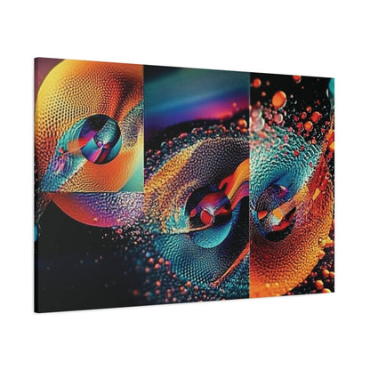 👉Orange Splash : magnifique cadre 💎effet captivant💎 garanti - Art Cocoon