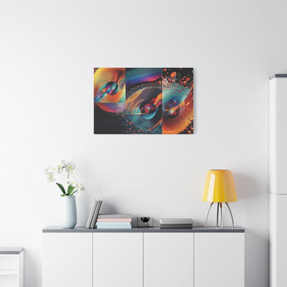 👉Orange Splash : magnifique cadre 💎effet captivant💎 garanti - Art Cocoon