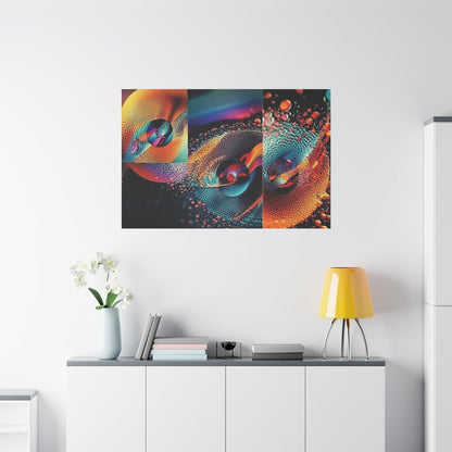 👉Orange Splash : magnifique cadre 💎effet captivant💎 garanti - Art Cocoon