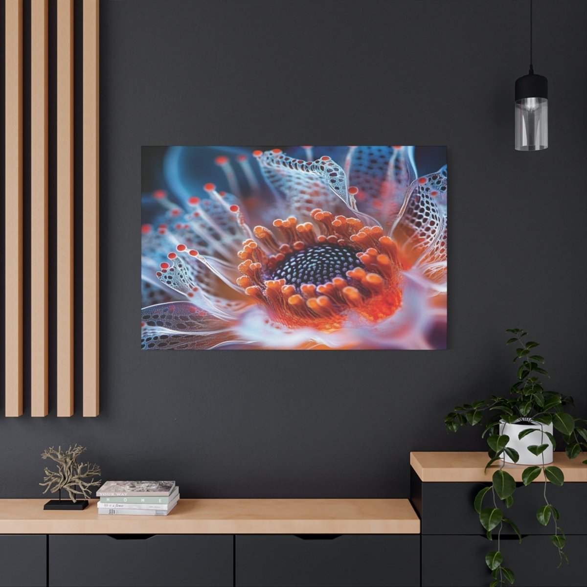 👉Orange'Heart : magnifique cadre 💎effet apaisant💎 garanti - Art Cocoon