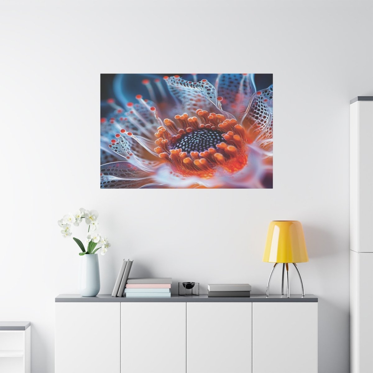 👉Orange'Heart : magnifique cadre 💎effet apaisant💎 garanti - Art Cocoon