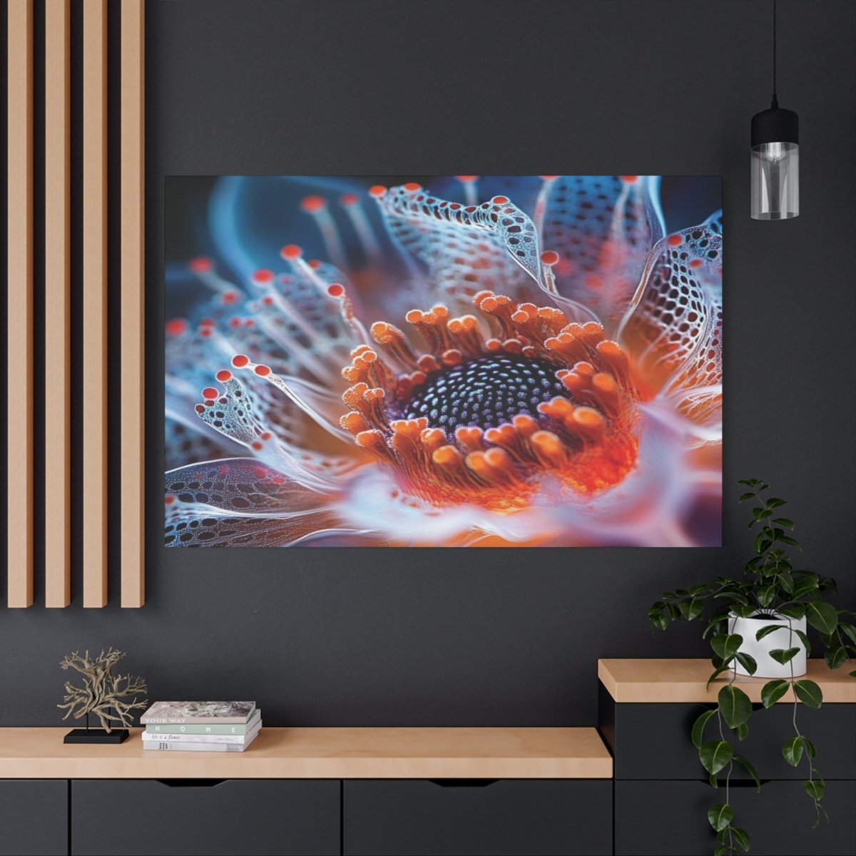 👉Orange'Heart : magnifique cadre 💎effet apaisant💎 garanti - Art Cocoon