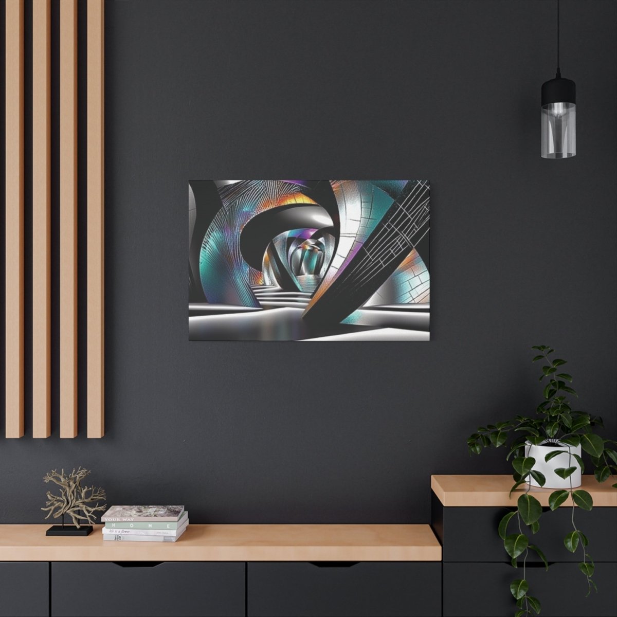 👉Palais Galaxia : magnifique cadre 💎effet futuriste💎garanti - Art Cocoon