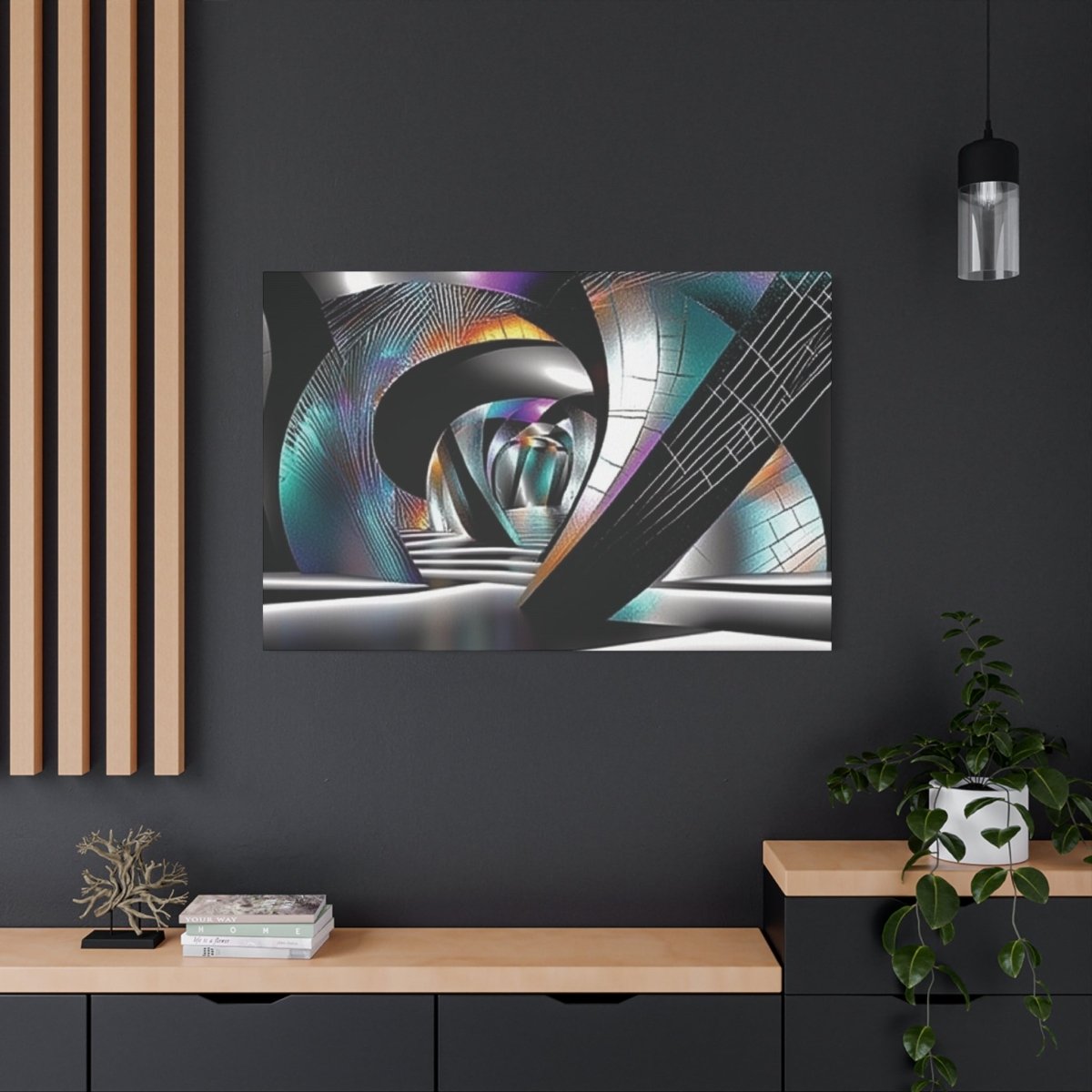 👉Palais Galaxia : magnifique cadre 💎effet futuriste💎garanti - Art Cocoon