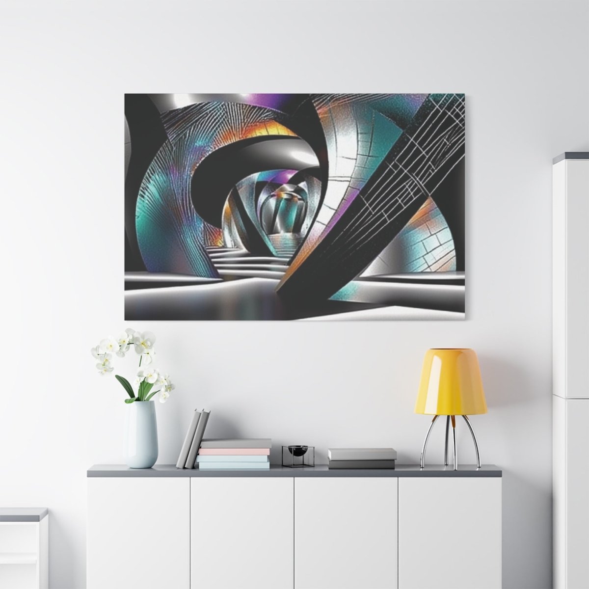 👉Palais Galaxia : magnifique cadre 💎effet futuriste💎garanti - Art Cocoon