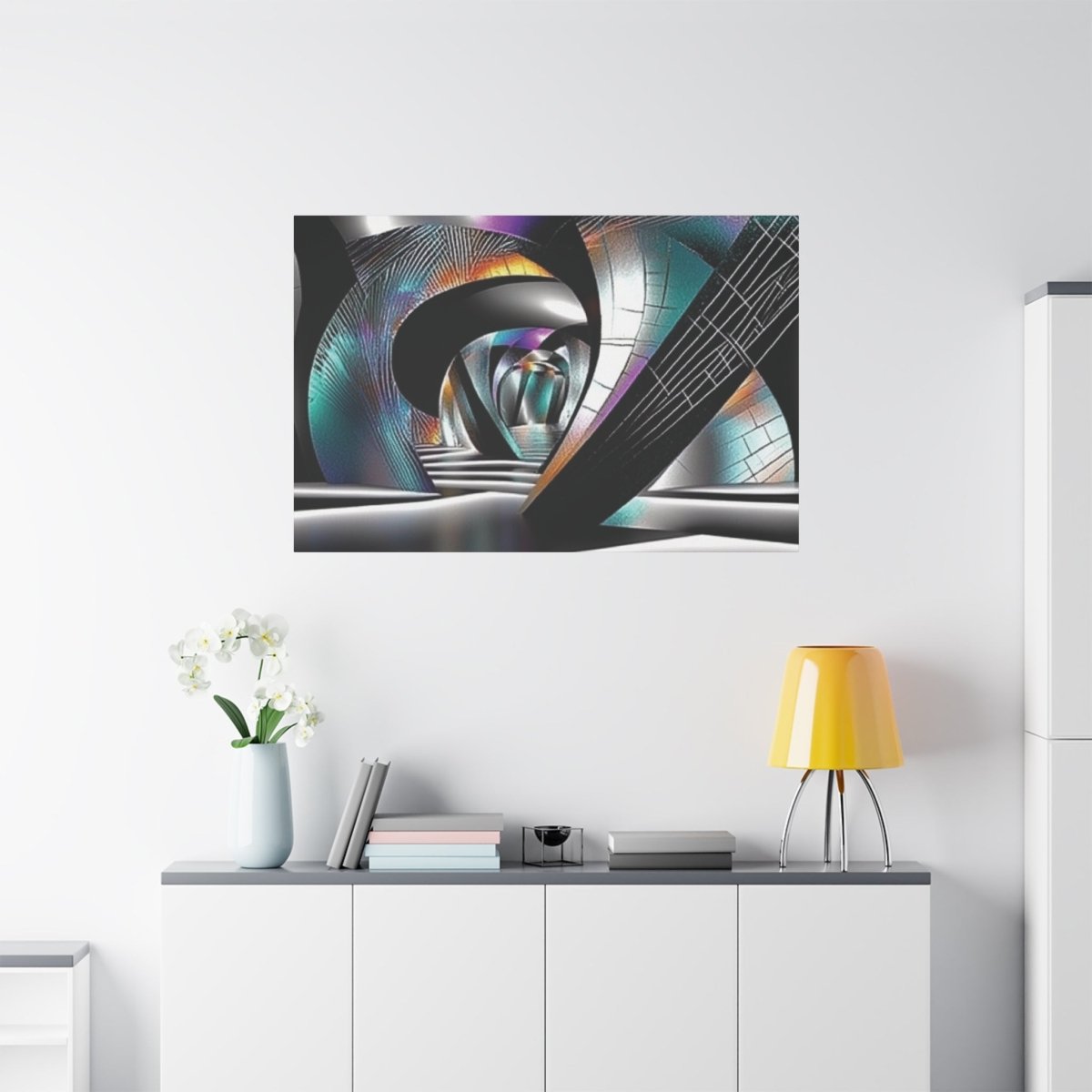 👉Palais Galaxia : magnifique cadre 💎effet futuriste💎garanti - Art Cocoon