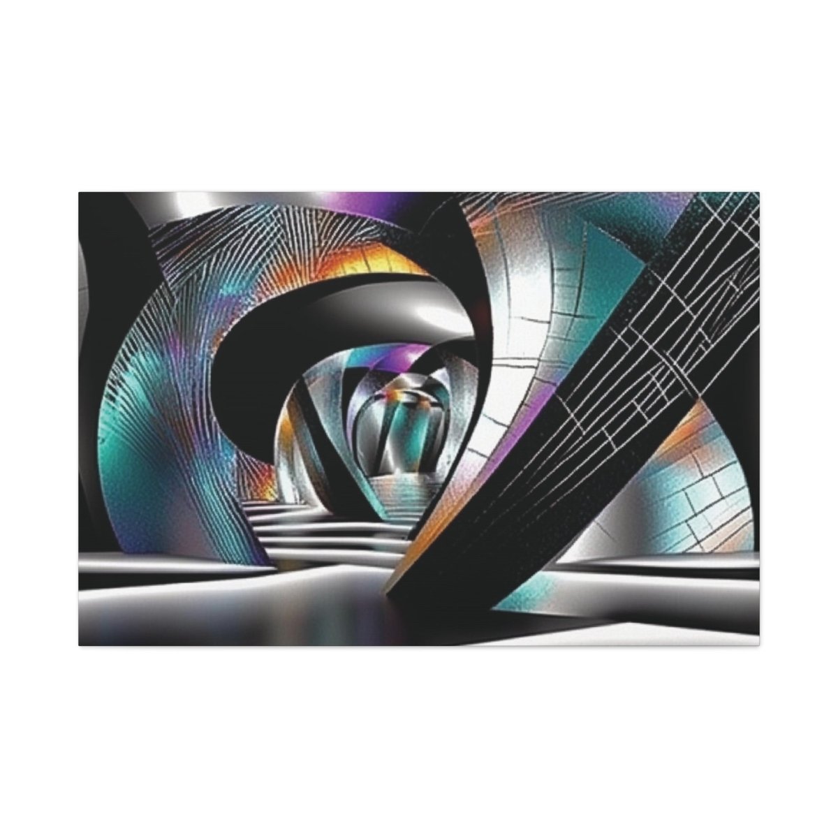 👉Palais Galaxia : magnifique cadre 💎effet futuriste💎garanti - Art Cocoon