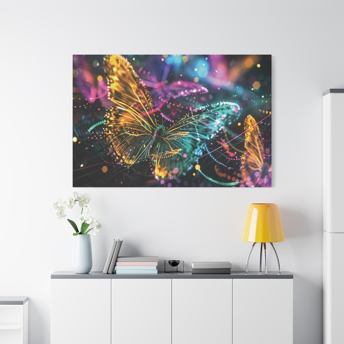 👉Papillons Vibrants : magnifique cadre 💎effet apaisant💎 garanti - Art Cocoon