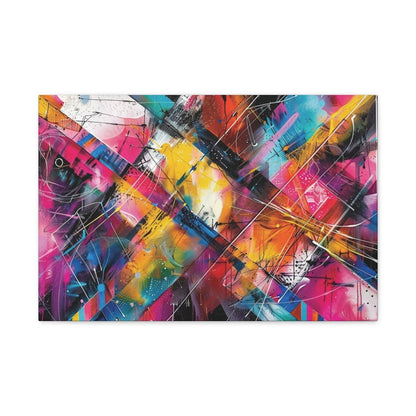 👉Patchwork Vibrant : magnifique cadre💎effet captivant💎 garanti - Art Cocoon