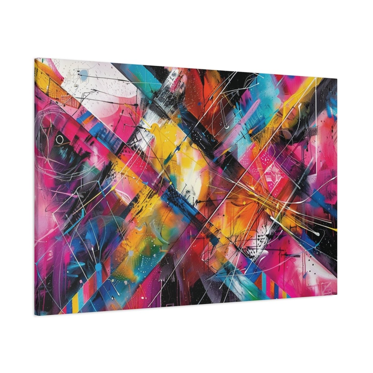 👉Patchwork Vibrant : magnifique cadre💎effet captivant💎 garanti - Art Cocoon