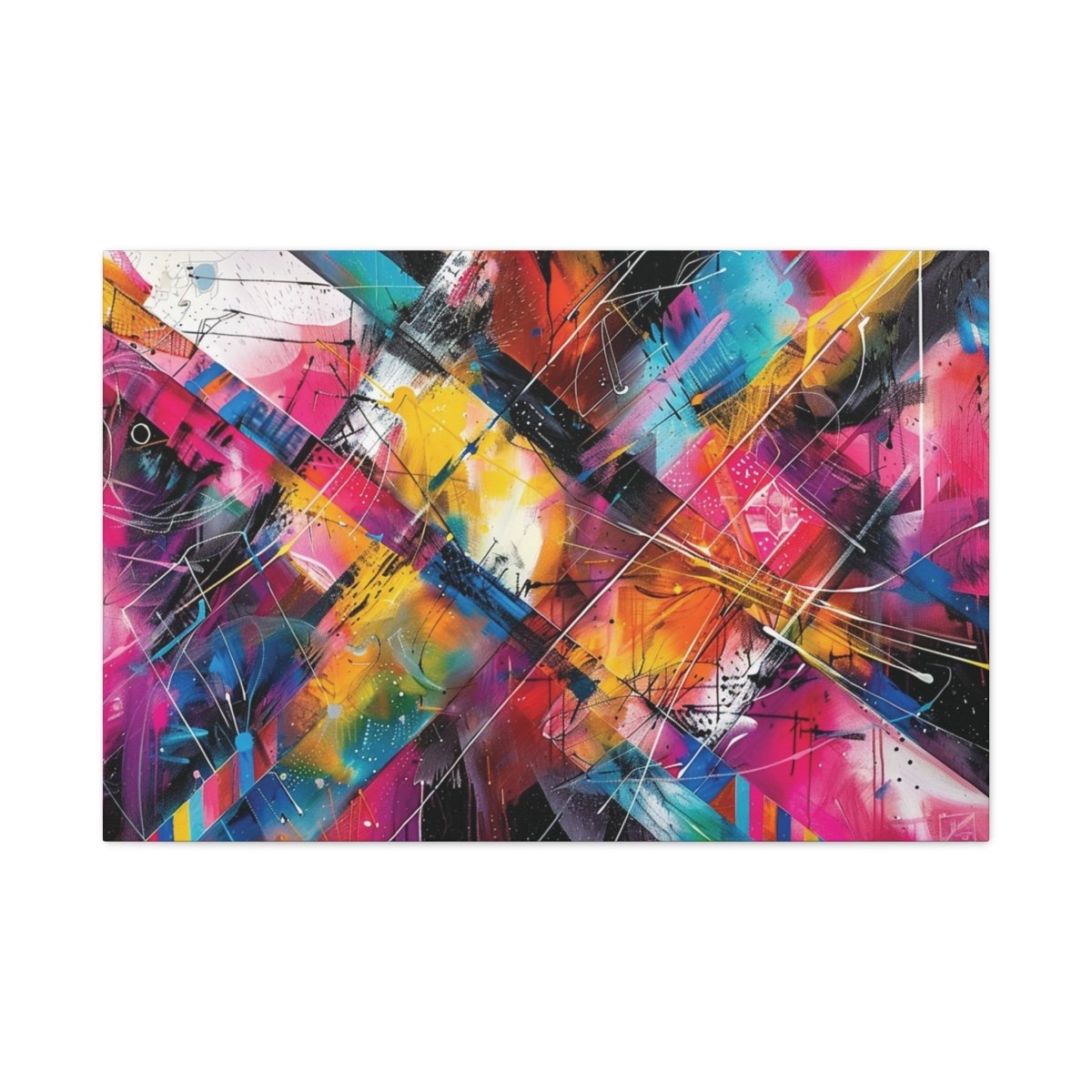 👉Patchwork Vibrant : magnifique cadre💎effet captivant💎 garanti - Art Cocoon