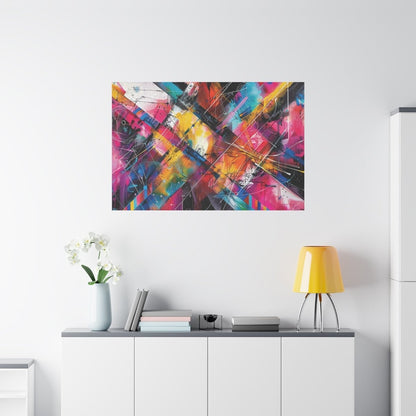 👉Patchwork Vibrant : magnifique cadre💎effet captivant💎 garanti - Art Cocoon