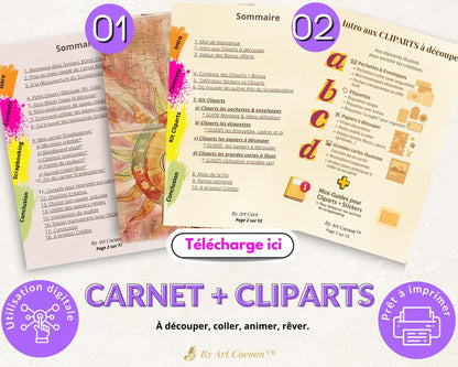 [Produit numérique] Pack Boho Chic – Fonds & Cliparts créatifs + 2 bonus à imprimer - Art Cocoon