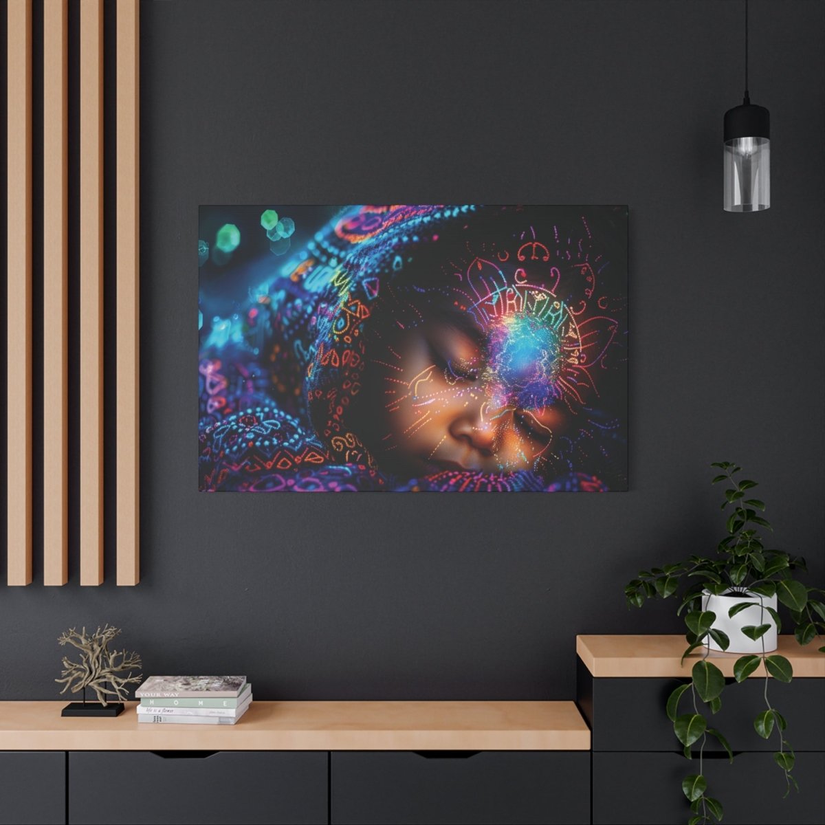 👉Protection Divine : magnifique cadre 💎effet apaisant💎 garanti - Art Cocoon