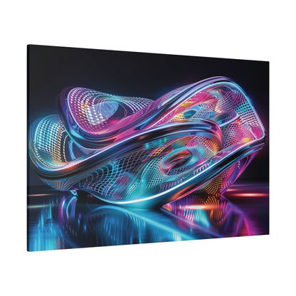 👉Pulsar Orchidée : magnifique cadre 💎effet futuriste💎garanti - Art Cocoon