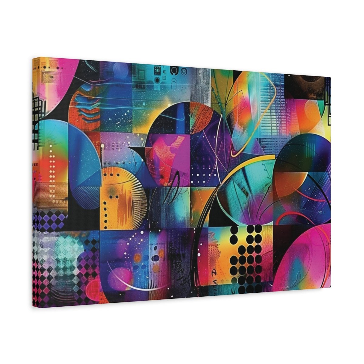 👉Quantum Cercle : magnifique cadre 💎effet captivant💎 garanti - Art Cocoon