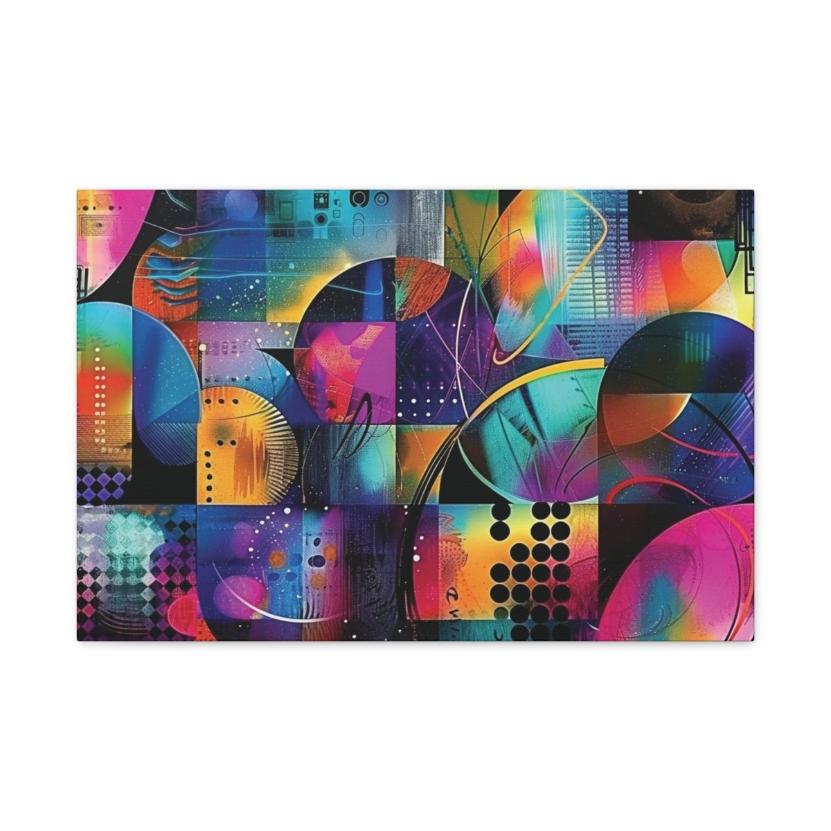 👉Quantum Cercle : magnifique cadre 💎effet captivant💎 garanti - Art Cocoon