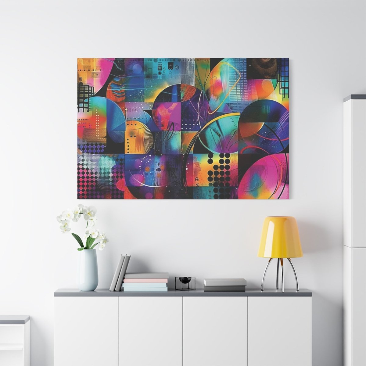 👉Quantum Cercle : magnifique cadre 💎effet captivant💎 garanti - Art Cocoon