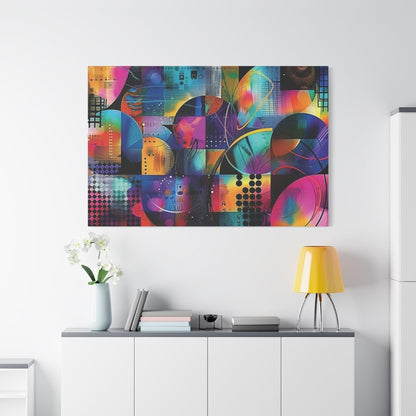 👉Quantum Cercle : magnifique cadre 💎effet captivant💎 garanti - Art Cocoon