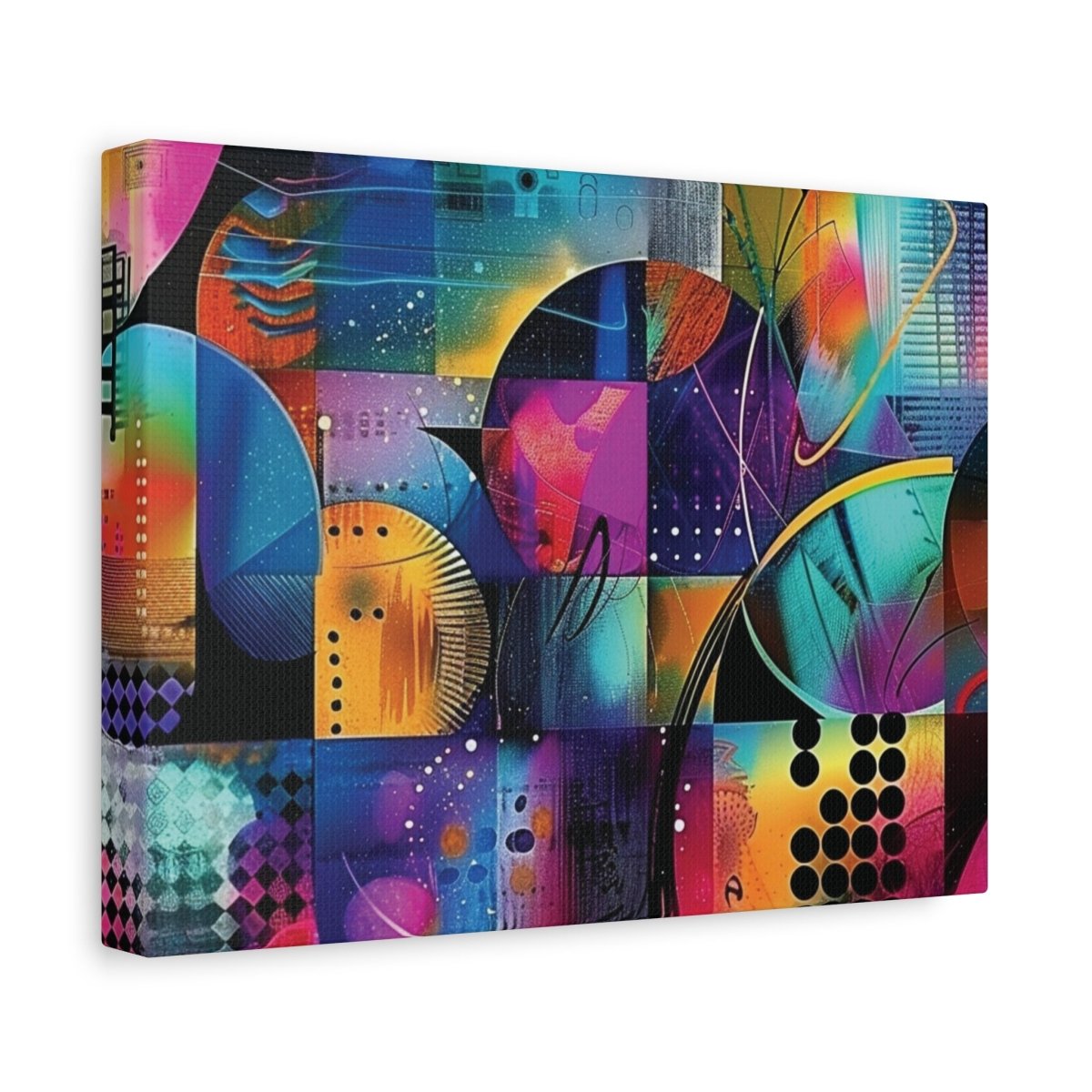 👉Quantum Cercle : magnifique cadre 💎effet captivant💎 garanti - Art Cocoon