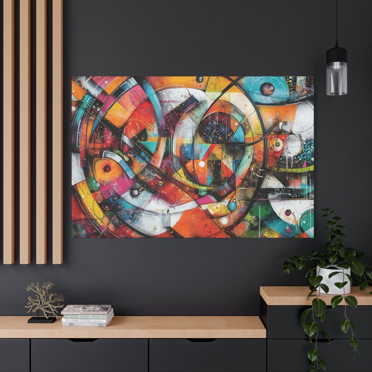 👉Roue Fortune : magnifique cadre💎effet captivant💎 garanti - Art Cocoon