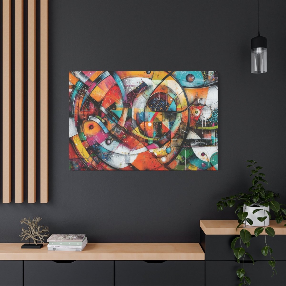 👉Roue Fortune : magnifique cadre💎effet captivant💎 garanti - Art Cocoon