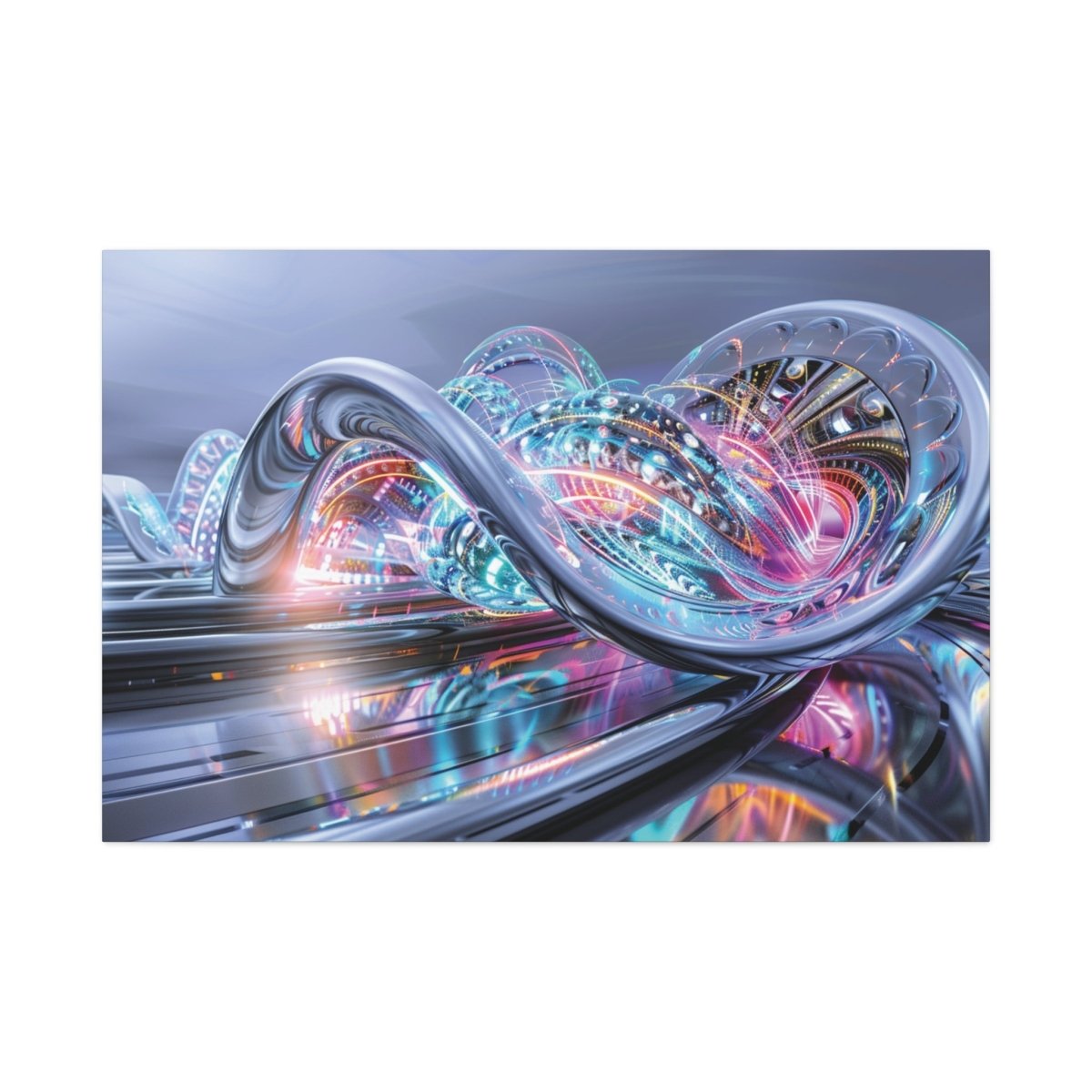 👉Station Stellaire : magnifique cadre 💎effet futuriste💎garanti - Art Cocoon