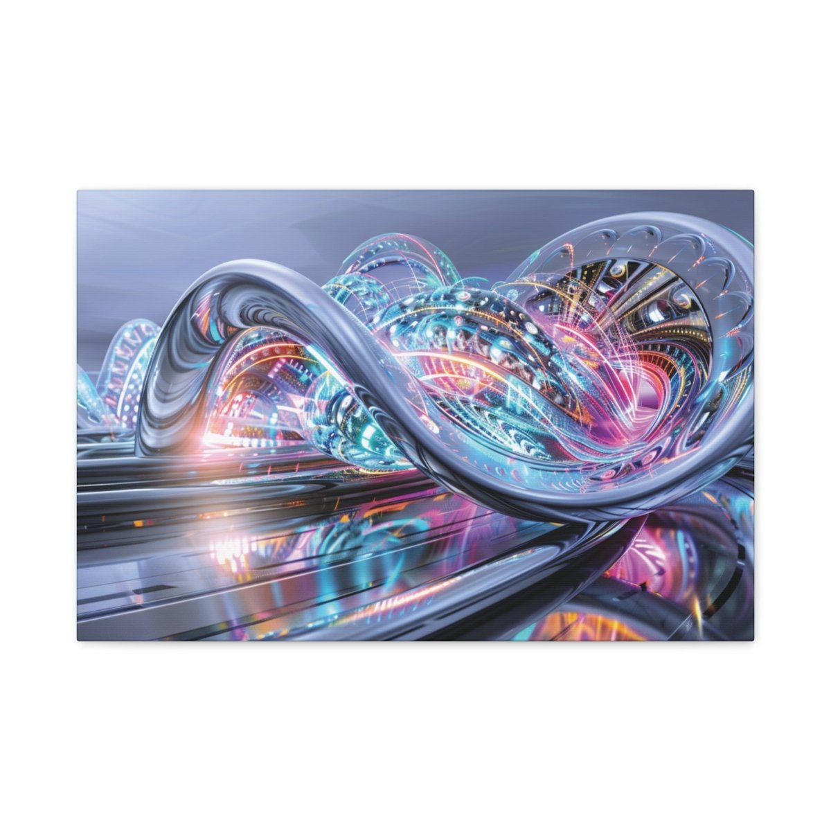 👉Station Stellaire : magnifique cadre 💎effet futuriste💎garanti - Art Cocoon