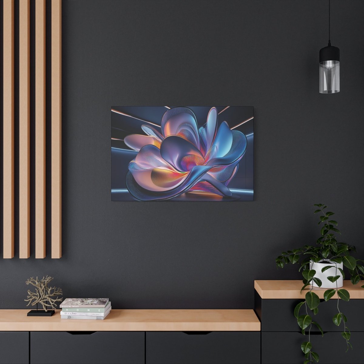 👉Stellar Bloom : magnifique cadre 💎effet futuriste💎garanti - Art Cocoon