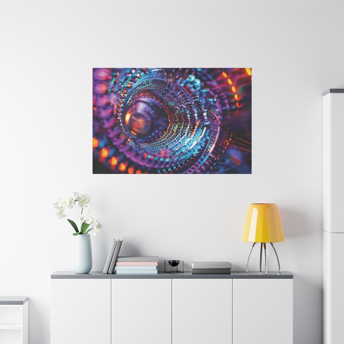 👉Supernova Scintillante : magnifique cadre 💎effet futuriste💎garanti - Art Cocoon