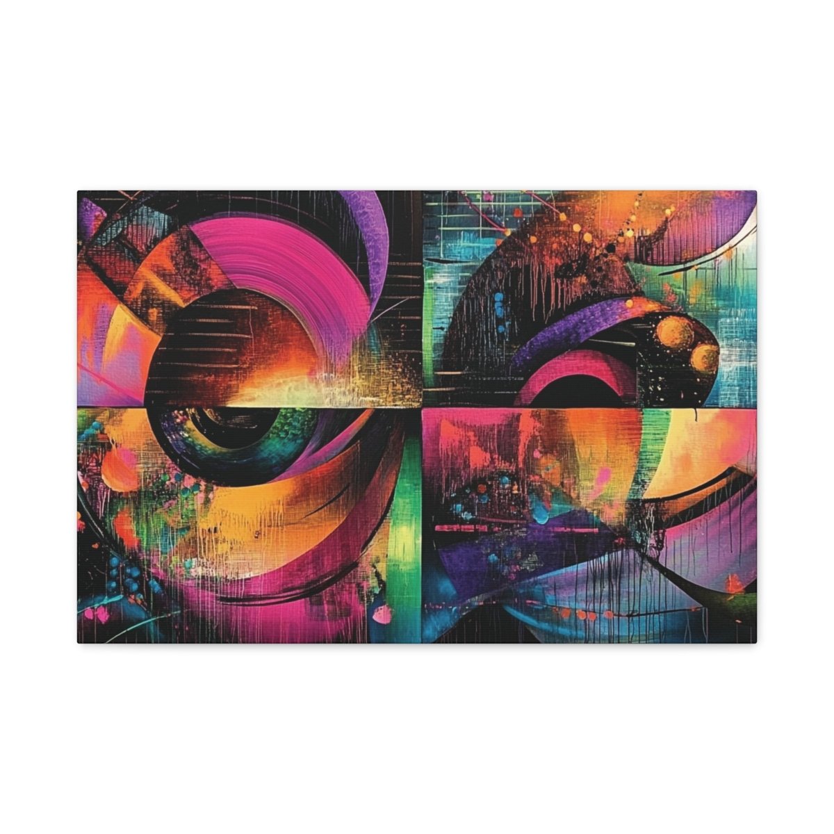 👉Symétries Spatiales : magnifique cadre 💎effet captivant💎 garanti - Art Cocoon