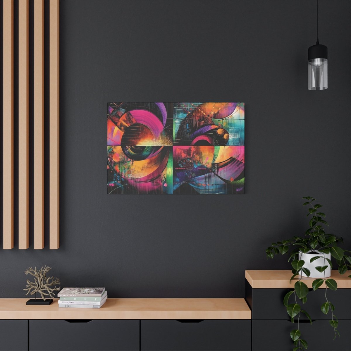 👉Symétries Spatiales : magnifique cadre 💎effet captivant💎 garanti - Art Cocoon