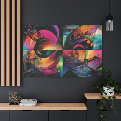 👉Symétries Spatiales : magnifique cadre 💎effet captivant💎 garanti - Art Cocoon