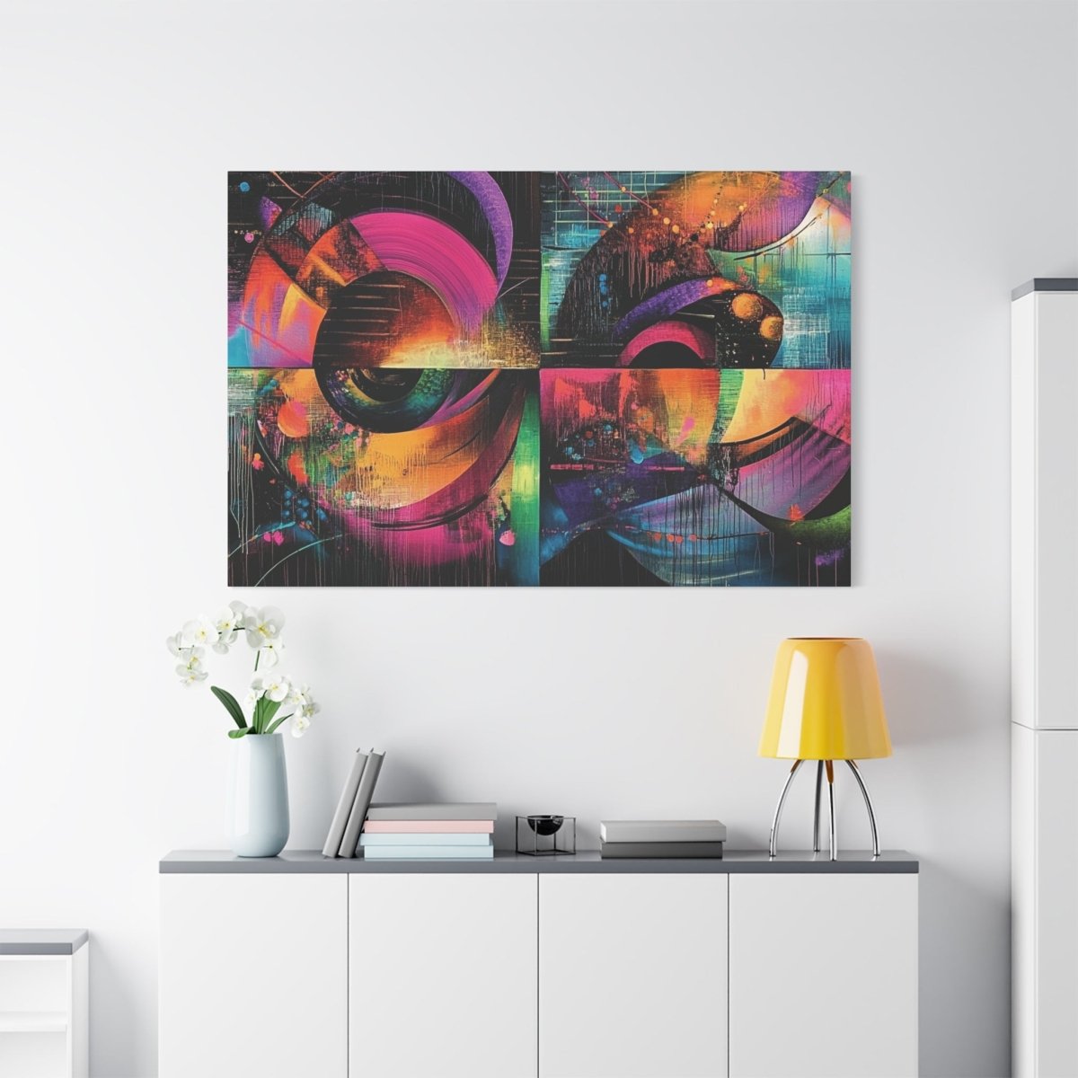 👉Symétries Spatiales : magnifique cadre 💎effet captivant💎 garanti - Art Cocoon