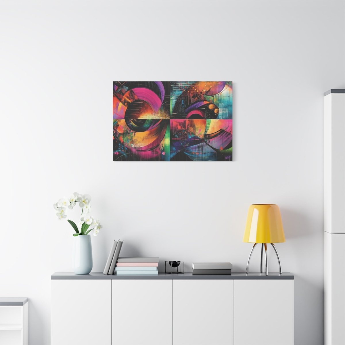 👉Symétries Spatiales : magnifique cadre 💎effet captivant💎 garanti - Art Cocoon