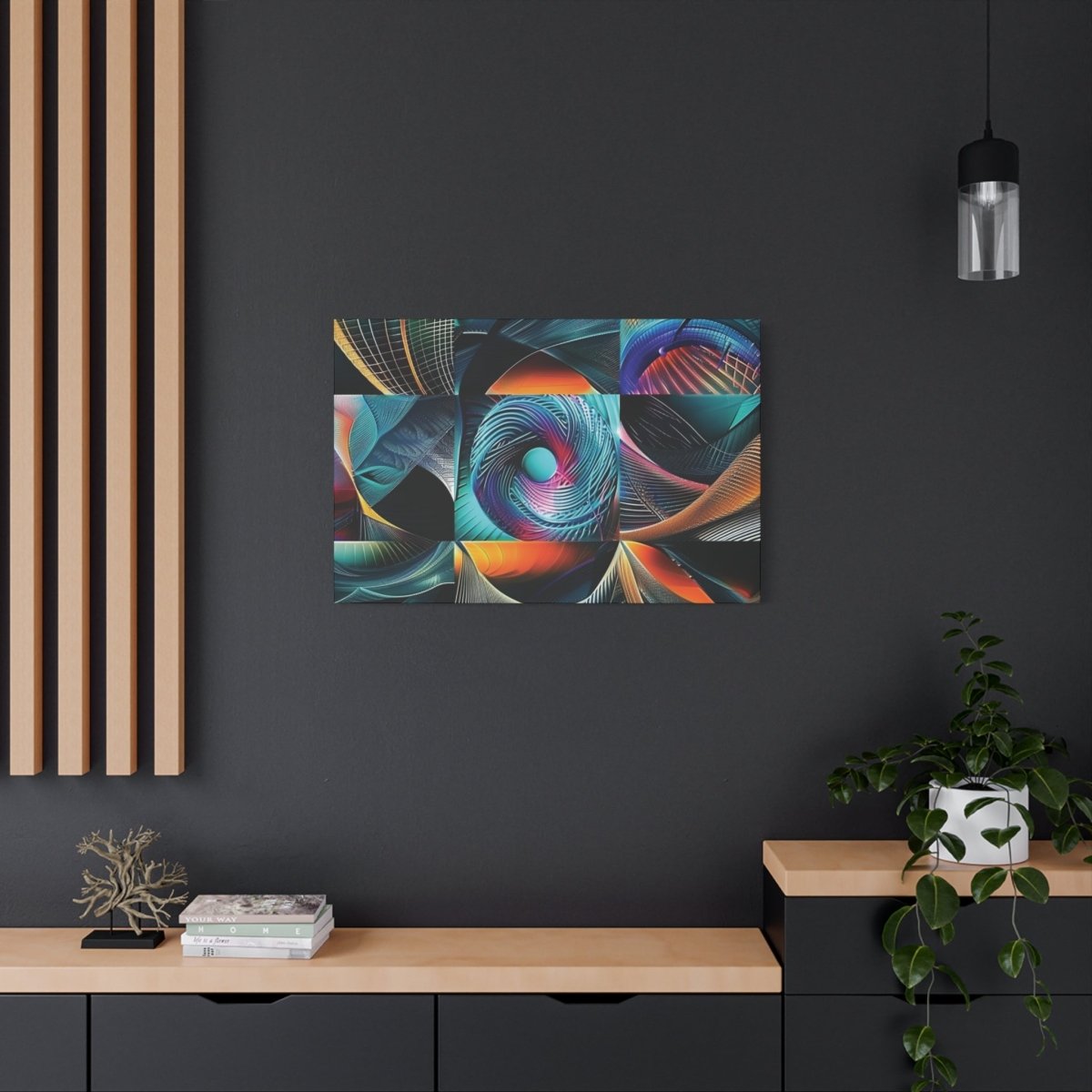 TEST 👉Intérieur Matrice : magnifique cadre 💎effet captivant💎 garanti - Art Cocoon