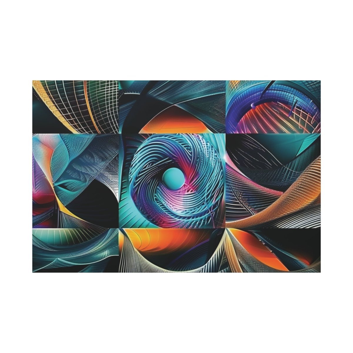 TEST 👉Intérieur Matrice : magnifique cadre 💎effet captivant💎 garanti - Art Cocoon