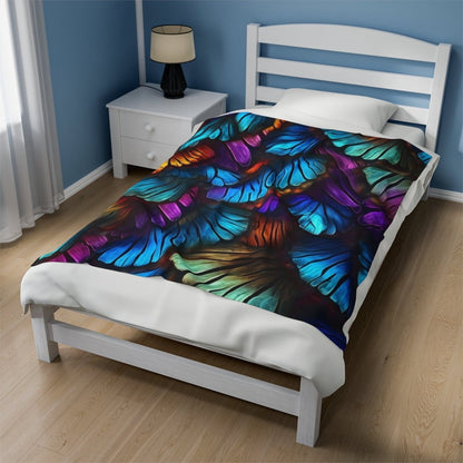 TEST Velveteen Plush Blanket - Art Cocoon